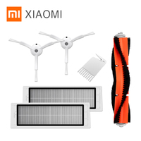 XIAOMI MIJIA Robot odkurzacz 1 1S 2 Roborock S5 oryginalne części zamienne zestawy Pack HEPA filtr boczny wałek główny szczotka Mop Wall 1